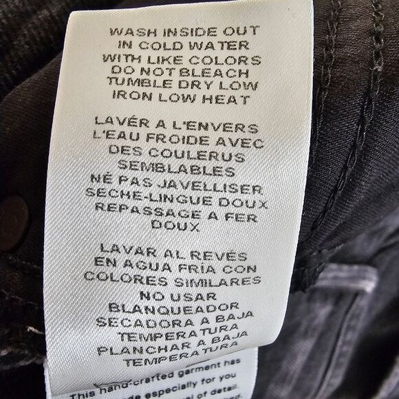 Good American Good Girlfriend Petite Jeans in Black - Size 6 - Picture 11 of 11